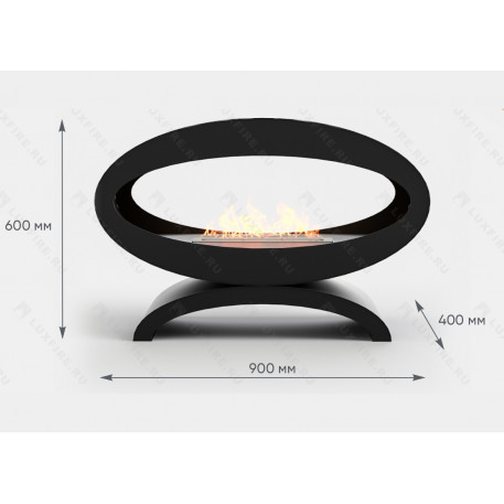 Напольный биокамин Lux Fire "Эклипс" 900