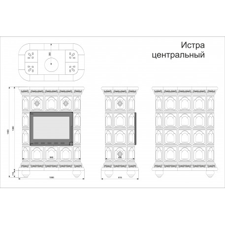 Печь Истра "Кобальт" центральный Кимры