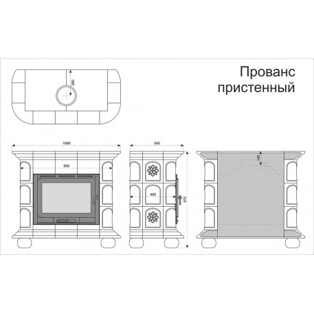 Прованс пристенный Деревня
