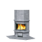 Дровяная печь-камин KTU 1337/91 T Tulikivi