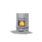 Дровяная печь-камин KTU 1130/3D Tulikivi